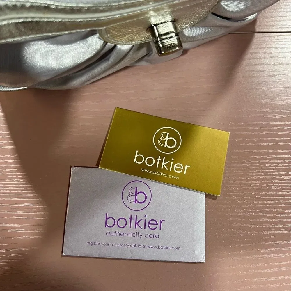 Boktier Silver Evening Clutch